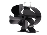 Heat Powered Stove Fan Aluminum Alloy 4 Blades Strong Wind Fireplace Fan for Home V1294-YM3113220215211-0421