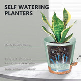 Planters - Self-watering succulents - Set of 6 tabletop planters - Minimalist design V1188-ZXY-131-440