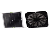 13.5 Inch Solar Powered Fan 100W Round Effective Cooling Solar Panel Fan Kit For Greenhouse Chicken V1294-YM0706-3113230242011
