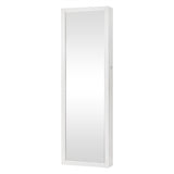Levede Mirror Jewellery Cabinet LED JB1016-LED-WH