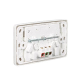 2000 Series 250V 10A 2 Pole Twin Switch Socket Outlet V1202-V1-CLI2025DWE