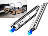 40in Pair 1000 - 2000mm 150KG Capacity Heavy Duty Trailer Drawer Slides Rails Runners Locking V324-CS-HODR40IN
