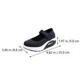 Women's Lightweight Shockproof Running Shoes, 1 Pair Black Sneakers for Fitness, Outdoor Sports and V1192-AZ-W-22538