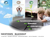 Thermal Insulated Tie-Up Blackout Curtain Shade, Rod Pocket Window Valance for Bathroom and Small V1189-LC-AMZ-00221
