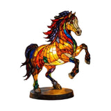 Handcrafted Sunflower Highland Cow Lamp, Stained Glass Highland Cow Night Lamp, 3D Animal Night V1366-AZ2-W-16742
