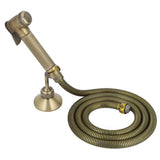 G1/2in Vintage Copper HandHeld Toilet Seats Bidet Sprayer with Hose Fixed Base Bathroom Supply V1294-YM0901-3112200106311