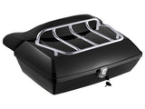 Motorcycle Top Case, Universal Durable PP Material Motorbike Tail Box with Reflective Panel, 48L V952-MTCSLDXHS48LY0GRXV0