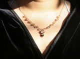 Gift Box - Rose Rose Gold Aroma Necklace Purify Oil Blend V760-GBAJ - 25