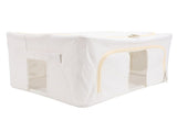 Fabric Bins Multipurpose Large Capacity Foldable Thickened Cotton Linen Steel Frame Clothes V1294-YM0901-3117240240212