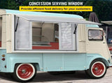 Concession Window, 48 x 36 inch, Aluminum Alloy Food Truck Service Window with 4 Horizontal Sliding V952-SCFWCKYCB3648EBYGV0