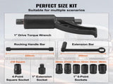 Torque Heavy Duty Torque Multiplier Wrench Set, 1 Inch Drive Lug Nut Wrench Torque V952-NJZBTTBSSYS18A2CLV0