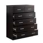 Artiss 6 Chest of Drawers - ANDES Walnut FURNI-NEW-DT-AB