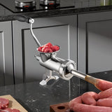 VEVOR Manual Meat Grinder, 304 Stainless Steel Hand Meat Grinder with Steel Table Clamp, Meat Mincer V952-BXGSDJRJYS30TU4B1V0