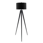 Sarantino Minimalist Modern Tripod Floor Lamp Black LMP-MLM-731-BK