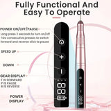 35000RPM Cordless Nail Drill Kit LED Pink V178-62235