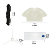 Side Brush Robot Vacuum Accessory Robot Replacement Sweeper Tools Mop Pad Replacement Part Filter V1189-LWWAL-20260327-05064