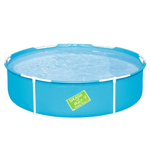 Bestway Kids Pool 152x38cm Round Steel Frame Swimming Pools Above Ground 580L BW-POOL-KID-R-56283