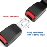 2pack 10" Car Seat Belt Extender E8 Safety Certified Extension Buckle Universal V1192-AZ-W-26584