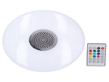 24W E27 RGB Color Changing Music Lamp with Remote Control Smart Music Speaker Ceiling Light 85265V V1294-YM0715-3119210312711