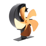 Wood Burner 5 Blades Ultra Quiet Air Circulation Heating Energy Saving Heat Powered Fireplace V1294-YM0706-3114230120312