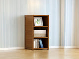 Bamboo Adjustable 3-Shelf Bookcase Display Storage Rack Stand for Living Room, Bedroom, Office or V63-838201
