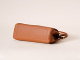 Genuine Leather Flap Crossbody Bag with Elephant Charm - Compact & Stylish Shoulder Purse V888-ELOSUNG35967