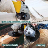 Wood sanding disc 125 mm, 3-piece sanding discs for shaping, sanding and cutting. Wheel for angle V1188-TAL-01210