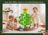 Jingle Jollys Toddler First Christmas Tree Mini Xmas Tree Toy Set with Train XM-TR-F-TOY
