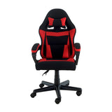 Sarantino Antre Kids Study Gaming Chair Black Red Computer Seat Ergonomic Back Support Padded A CH-MLM-691-BKRD