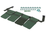 Gardening Tools Set Green Waist Bag Plant Support Clips Adjustable Cable Ties Kit V1294-YM0721-3111210041311