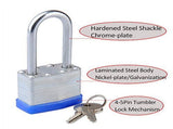 40Mm Thousand Layer Lock 2Pc 2X Dust Lock Laminated Key Lock 2 Same Key Padlocks Long 2 Pack JWDX V1189-LWWAL-20260325-02215