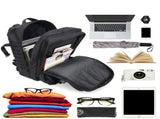 Black Outdoor sports Large capacity travel commuter Water-proof multifunctional V888-ELOSUNG13356