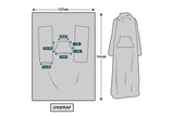 Flannel Lamb Wool TV Blanket, Multi-Functional Sleeved Lazy Throw for Home - Pink V1263-JX-7719-1