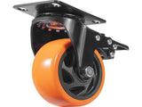 Caster Wheels, 101.6 mm Swivel Plate Casters, Set of 4, Heavy Duty 159 kg Load Capacity Per Caster V767-VVR-PBJLCSJAZ4J3LNWL1V0