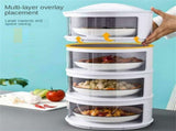 Insulated Food Cover Multilayer Heat Preservation Warm Intimate Effective Isolation Stackable Dish V1294-YM0523-3118220027414