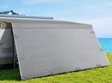 Weisshorn 12ft Caravan Awning Fabric & Privacy Screen RV Roll Out Sun Shade 3.4M AWN-CV-34-GY