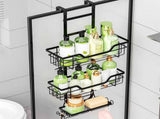 3 Tier Over the Door Shower Caddy, Hanging Shower Organizer with Hooks, No Drilling Hanging Shelves V1366-AZ2-W-23547