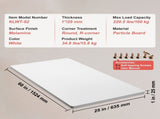 Table Top, 1524 x 635 x 25 mm, 100 kg Load Capacity, Universal One-Piece Particle Board Desktop for V952-GZTZMBHB6025RSAP2V0