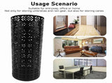 Iron Gold Round Umbrella Stand for Home Use Freestanding Umbrella Storage Rack 1 Pack V1366-AZ2-W-14476