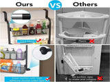 CARLA HOME 6-Tier Over the Door Organizer Heavy-Duty Metal Pantry Rack with Hanging Baskets for Home LSB-36340