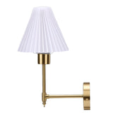 Gold Fabric Lampshade Nordic Style Modern Rechargeable Cordless Wall Lamp for Bedroom Living Room V1294-YM0901-3119250080711