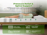 20cm Double Reversible Gel Memory Foam Mattress BedStory Medium Soft & Firm XFGH-MA-G-MF-20-D-WH