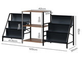 Levede Record Player Stand Vinyl Storage Up to 280 Albums Turntable Stand Shelf HE1004-AU