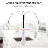 Sturdy Abrasionresistant Durable Standing Rotated Mix Tap Faucet in Kitchen V1294-YM0901-JY12433-02