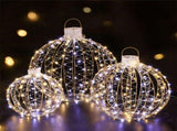 Jingle Jollys Christmas Lights 360 LED Fairy Light 3pcs Ball Decorations Set XMAS-MOT-BALL-WARM