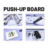 Pink Foldable Multi-Functional Abdominal Trainer - Home Workout Fitness Board V888-ELOSUNG21052