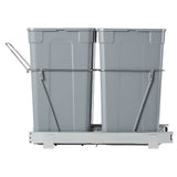 Pullout Trash Can for Kitchen Cabinets,Double Under Sink Garbage Recycling Bin, Under Mount V952-CFLJTDTHSST5OB5S2V0