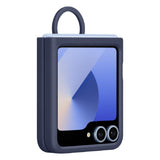 Samsung Silicone Case with Ring for Galaxy Z Flip6 - Dark Blue V578-EF-PF741TNEGWW