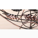 Creative Maple Leaf Wine Stand Simple Style Rustic Home Decoration Iron Wire Storage V1370-AZ4-19537