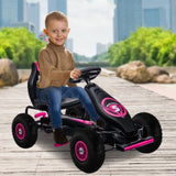 Kahuna G18 Kids Ride On Pedal Go Kart - Rose Pink CAR-G18-RPK